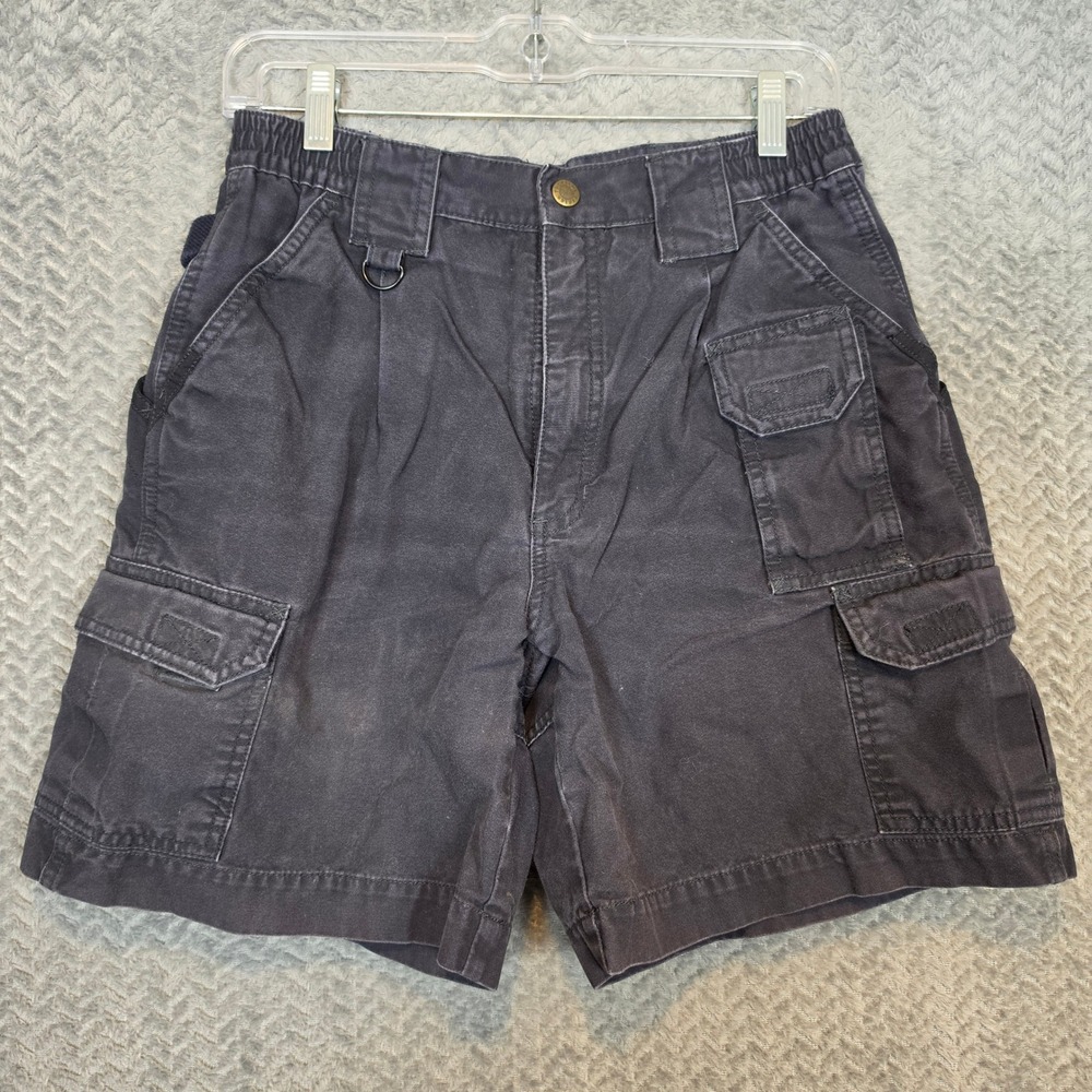 5.11 Tactical Series Womens Navy Blue Cotton Cargo Utility Shorts 63060 Size 6